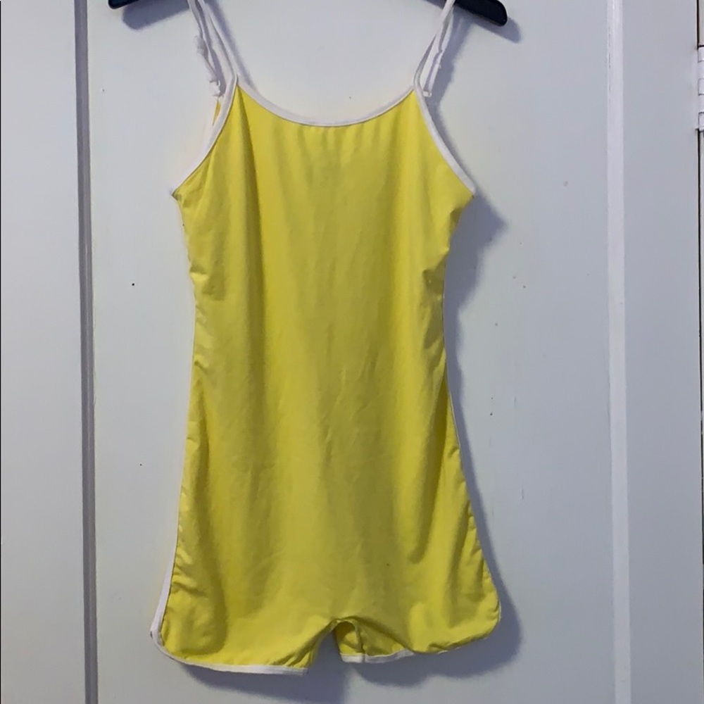 Fashion nova yellow romper